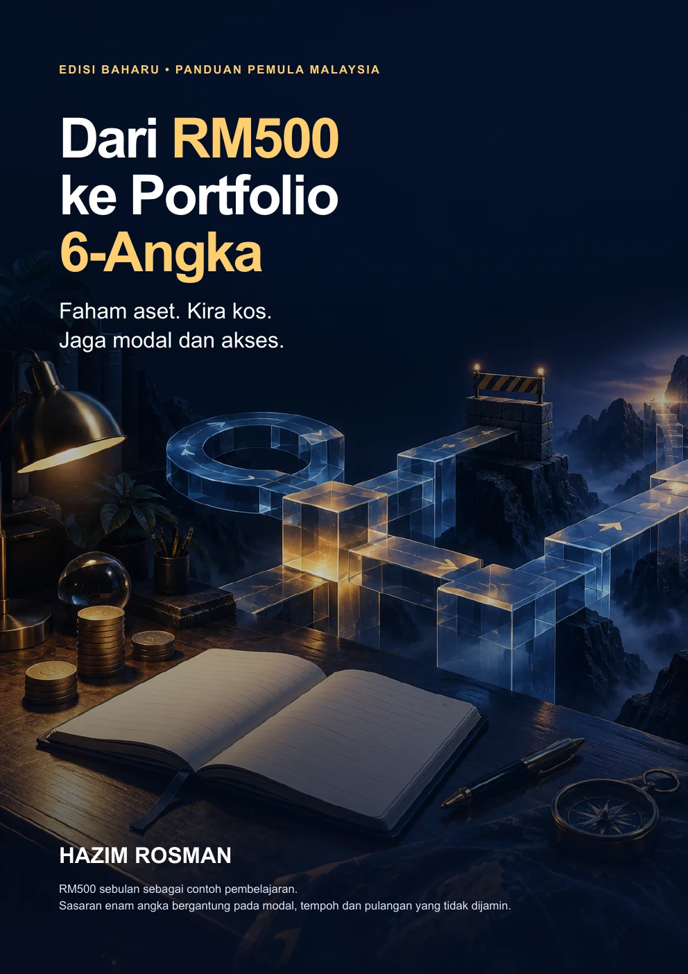 Cover eBook Dari RM500 ke Portfolio 6-Angka oleh Hazim Rosman